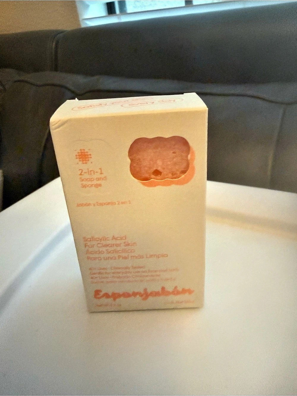 Esponjabon 2-in-1 Soap and Sponge Salicylic Acid Soap Sponge NWT